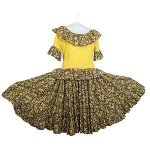 Prairie handmade dress Bust 40" waist to 36"midi len Country,dancing,performing,